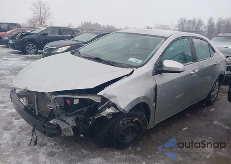 2016 Toyota Corolla L z USA, uszkodzony, nr VIN 2T1BURHEXGC509126